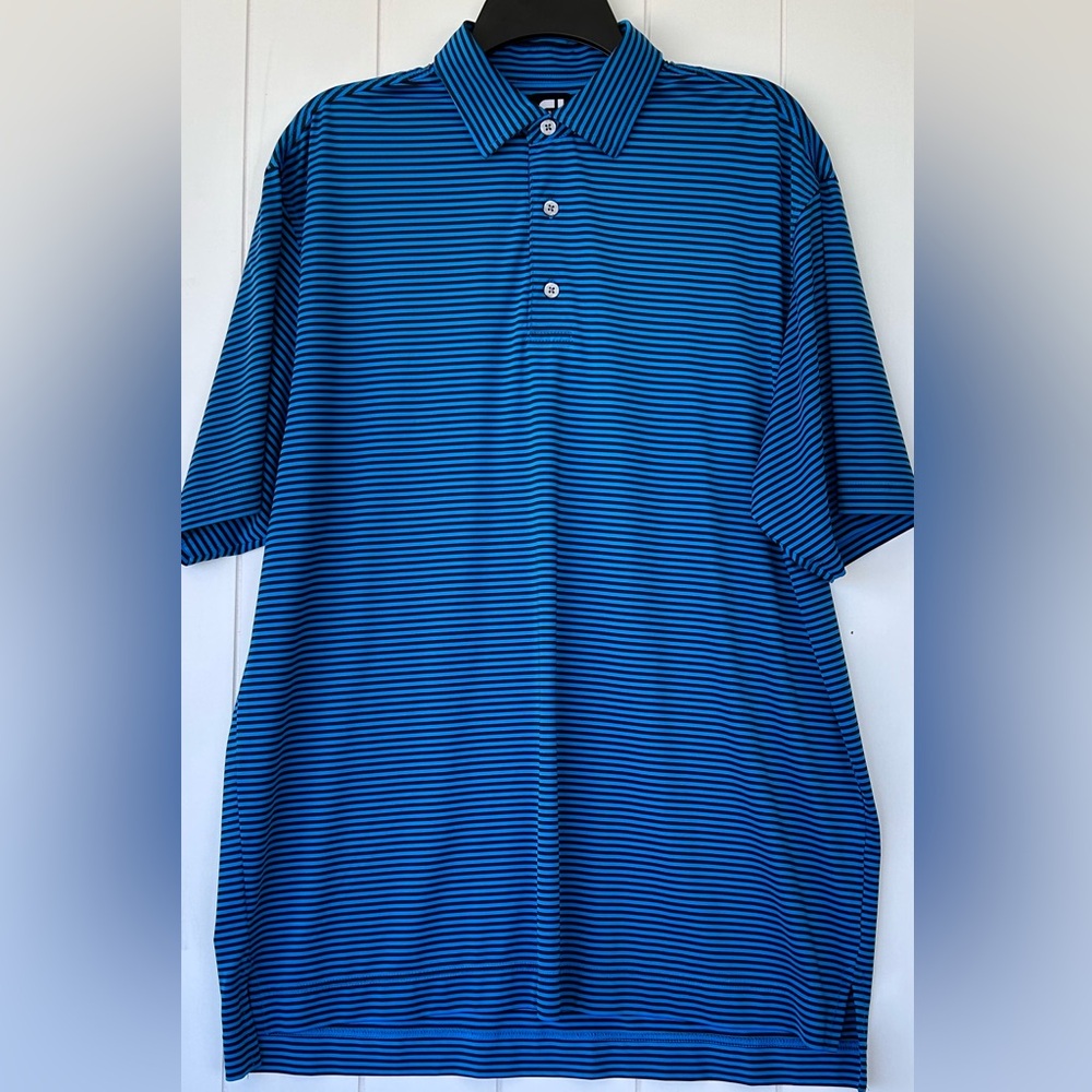 FootJoy Brand Men’s Stretch Polo Golf‎ Shirt Short Sleeved Size Large